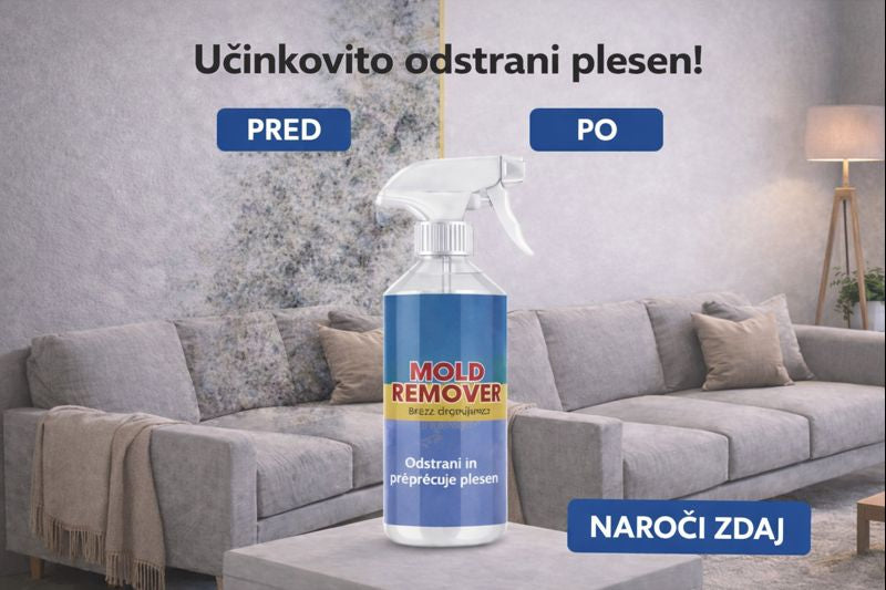 Odstranjevalec plesni – Sprej za odstranjevanje vlage in plesni s prijetnim vonjem